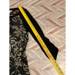 Charlie Hustle Charming Charlies Floral Sheer Button Up Long Sleeve Blouse Women's Size L Photo 4