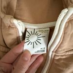 Aerie Tan Half-Zip Hoodie Photo 3