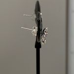 Cherry Blossom Cubic Zirconia Sterling Silver Earrings Photo 2