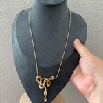 Alexis Bittar NWOT  Gold Necklace with Crystal Drops Photo 2