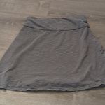 Toad & Co  gray striped chaka skirt size medium Photo 1