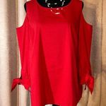 Zac and Rachel  Size L Cold Shoulder Blouse Photo 0