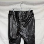 Inc International Concepts Black Faux Leather Leggings Sz 16 Photo 8