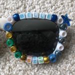 University of Notre Dame white beaded sunglasses I handmade! Photo 2