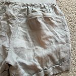 Faherty  Arlie Day Shorts Surplus Women's Gray Pull On Pockets Linen Blend Sz xs Photo 8