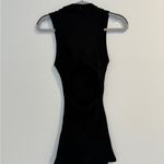 ZARA  Black Sleeveless Knit Romper Photo 3