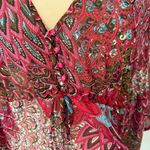 Pure Energy NWT Pink Paisley 3/4 Sleeve Blouse Size 3 Photo 3