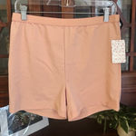 Free People  Movement Peach Orange Bike Shorts Size Large NWT Photo 0