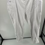 Quacker Factory  white embellished dream jeans size 2X 96% cotton Photo 14