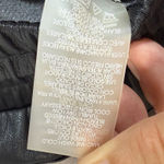 Karl Lagerfeld Faux Leather Joggers Track Pants Side Stripe Drawstring Black S Photo 7