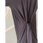 ZARA COLLECTION M black Tie Front Long Sleeve Dress NWT Photo 1