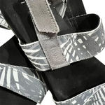 Toms Women's Slide Sandals Size 12 Gray Palm Leaf Casual Summer Photo 3