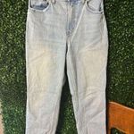 Abercrombie & Fitch Blue The 90s Ultra High Rise Straight Jeans Sz 6/28 Short Photo 0