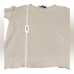 Theory Karenia Off White Chunky Loose Knit Long Sleeve Crew Neck Sweater Sz M Photo 10