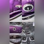 Coach RARE Vintage New  Poppy Limited Edition Sequin Spotlight Silver Tote #13821 Photo 13