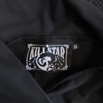 KILLSTAR  Viper Lace Up Faux Leather Leggings Black Small Photo 4