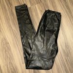 Wilfred Aritzia  Free Black Faux Leather‎ Leggings Small Photo 2