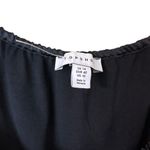 Top Shop Black Satiny Puffed Sleeve Blouse Size 10 Photo 12