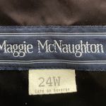Maggie McNaughton Vintage Velvet Maroon With Gold Embroidery Button Up Blazer, size 24W Photo 1