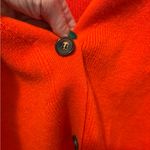 French Connection French Connction Tomasa ribbed Cardigan Orange three button size medium Photo 3