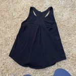 Lululemon  Size 6? Love Tank Pleated Black Racerback Photo 3