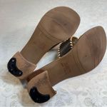 Apostrophe  Leather Upper “Jaclyn” Brown & Tan Women's Thong Sandals Size 7 Photo 4