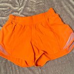 Lululemon  Athletica Orange Athletic Shorts Lightweight Moisture-Wicking Photo 0