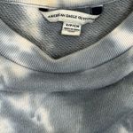 American Eagle  Tie Dye Cropped Crew Neck Sweatshirt Small Photo 3