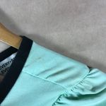 Retro Turquoise Dress Blue Size L Photo 3