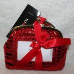 Style & Co New Valentine Kisslock Evening Bag Red Photo 0