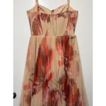 Hutch  Smocked Tulle Gown Dress Taupe Red Size Medium NWT Wedding Romantic Fairy Photo 12