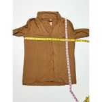 SKIMS  Soft Lounge Pajama Shirt‎ Button Down Long Sleeve Top Sienna Small Photo 7