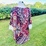 Winwin  Women's Lace Tunic Top Multicolor Boho 1/2 Sleeves Polyester Size… Photo 3