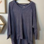 Free People  Take It Off Sweatshirt Medium Photo 1