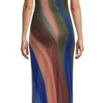 Gianni Bini GB by Multicolor Sleeveless Mesh Dress Photo 2