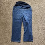 J.Crew  Lightweight maternity wide-leg jean Artisan Navy‎ Wash 31 NWT Photo 3