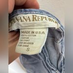 Banana Republic vintage  Made In uSA‎ Small Denim Mini Wrap Skirt Photo 2