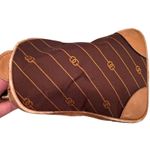 Gucci Vintage 70's GG Boston Bag in Orange Stripe Brown Canvas Doctor Bag Photo 2