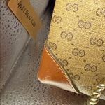 Gucci  Classic Brown and Tan Shoulder Bag Photo 6