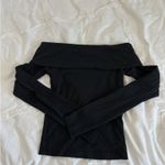 Tilly's  Full Tilt Off-The-Shoulder Black Longsleeve Top Photo 1