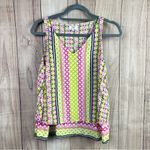 Crown & Ivy  Vibrant Geometric Tank Top Photo 0