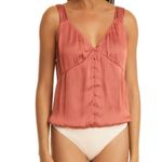 Paige Women’s Kessley Tank Bodysuit by in Muted Clay NWOT Size M Photo 2