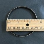 Set of 2 women’s‎ vintage dainty silver/black bangle bracelets one size Silver Photo 6