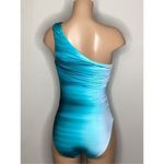 La Blanca New. ombré one shouldered swimsuit. Size 14. Retails $148 Photo 8