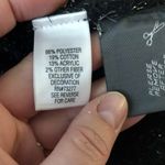 Vera Wang *5/$25 Sale* Simply Vera fuzzy black & gold vest Photo 3