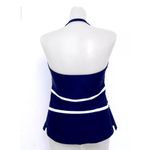NWT Island Escape Swimsuit Tankini Top Size 6 Antigua Bandini Navy Resort Vacay Blue Photo 2