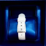 Swavorski Swarovski Crystalline Hours Silver Dial White Crocodile Leather Strap Watch, NWB Photo 9