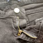 Brandy Melville Cut Off Frayed Hem Denim Jean Shorts in Black Photo 6