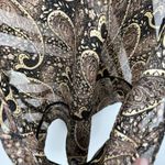 Indulgence Vintage Paisley Sleep Bodysuit One Piece Size Small Brown Photo 9