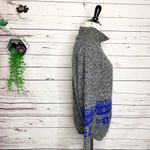 Vintage Segue Gray & Blue Fair Isle Wool Sweater Size Medium Photo 6